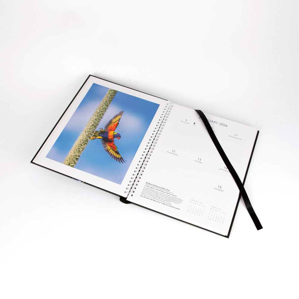 Nature Photographer of the year 2026 diary on white background