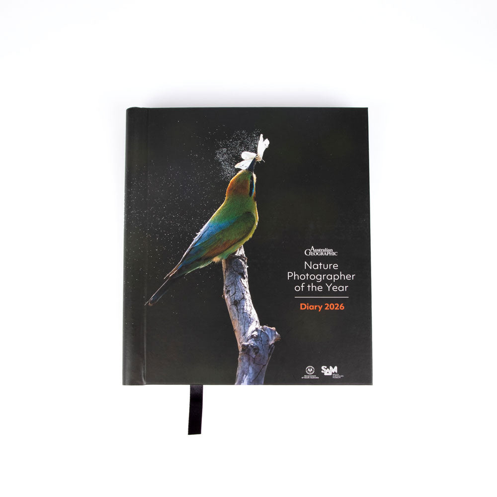 Nature Photographer of the year 2026 diary on white background