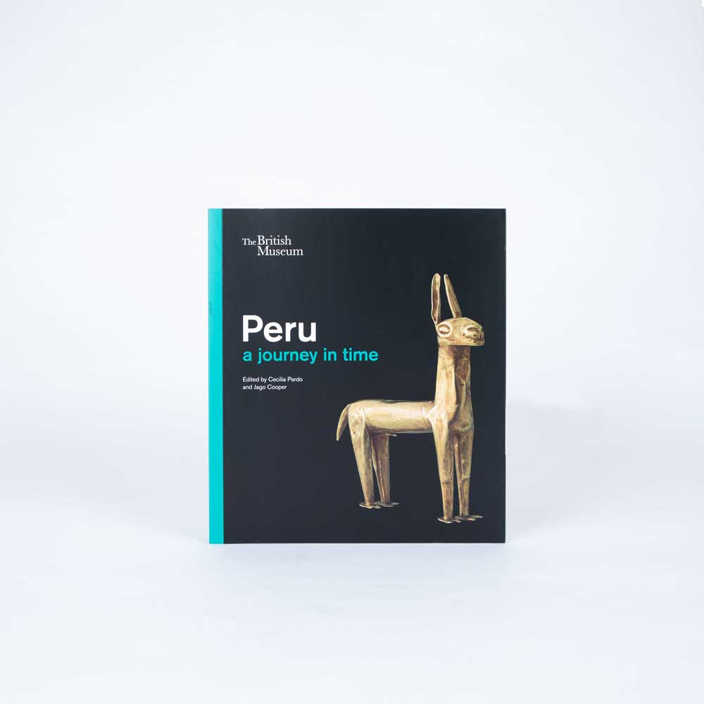 Peru a journey in time book cover on white background