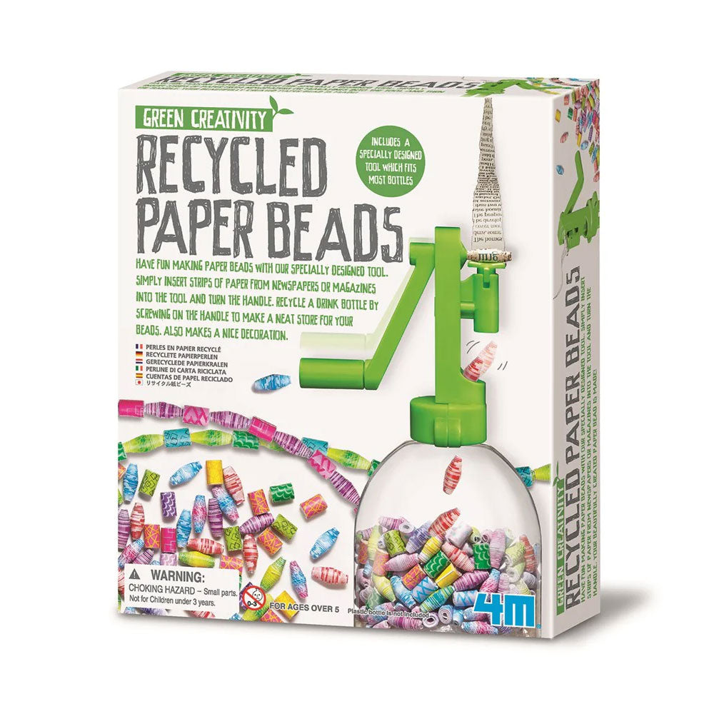 REcycled paper bead kit photographed against white background. Australian Museum Shop online