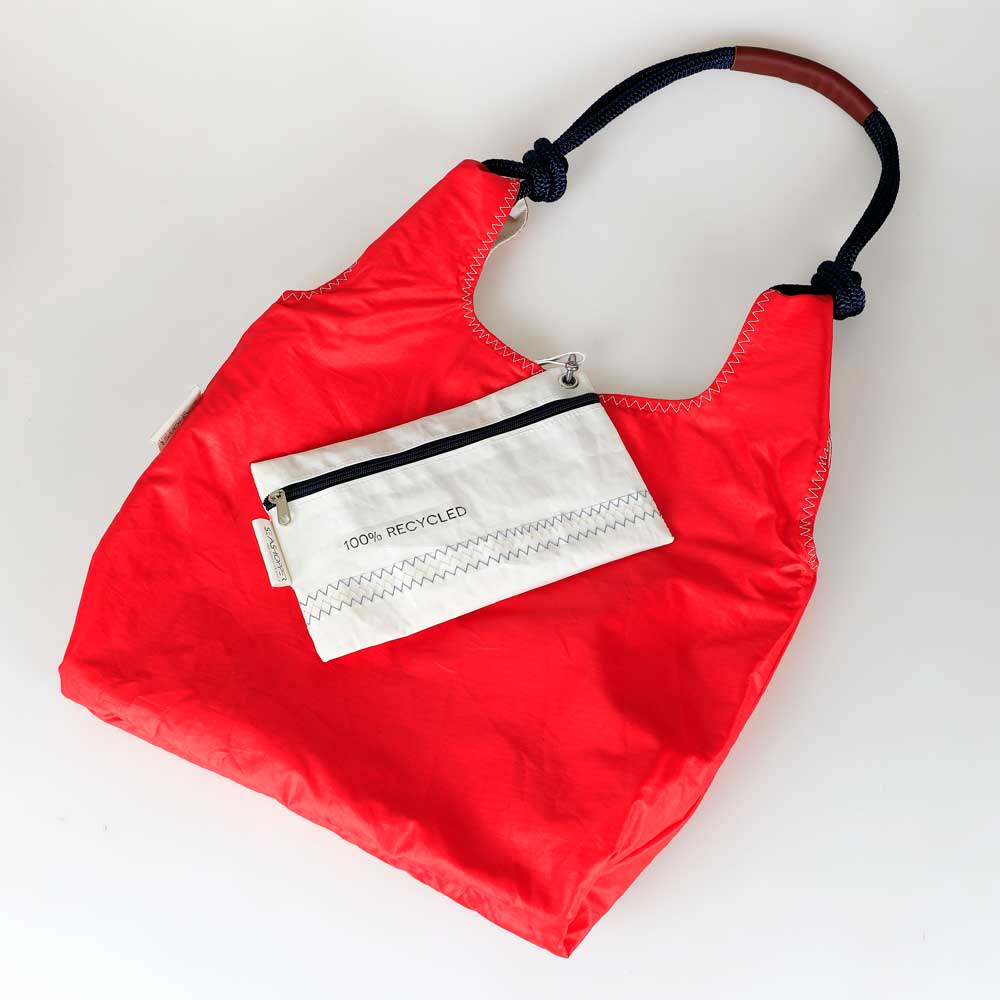  seashopper sailcloth bag on white background for Australian Museum Shop online