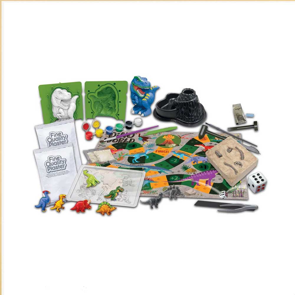 Steam powered kids dinosaur world project kit