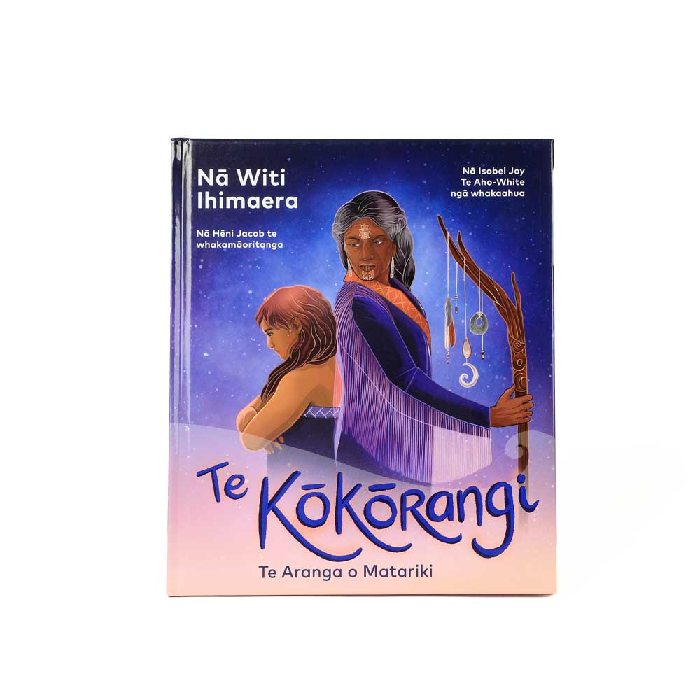 Te Kokorangi book on white background