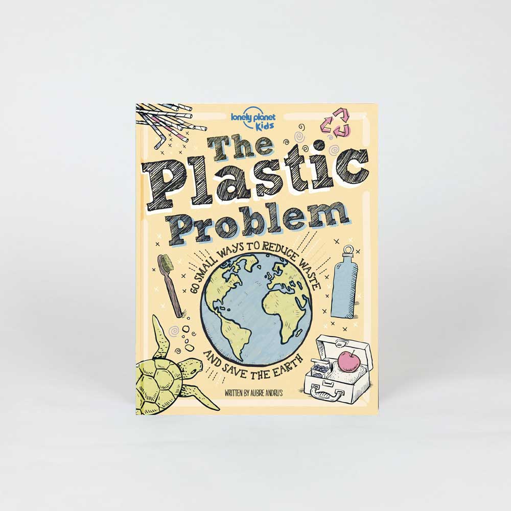 The Plastic Problem 60 small ways to reduce waste. Book on white background