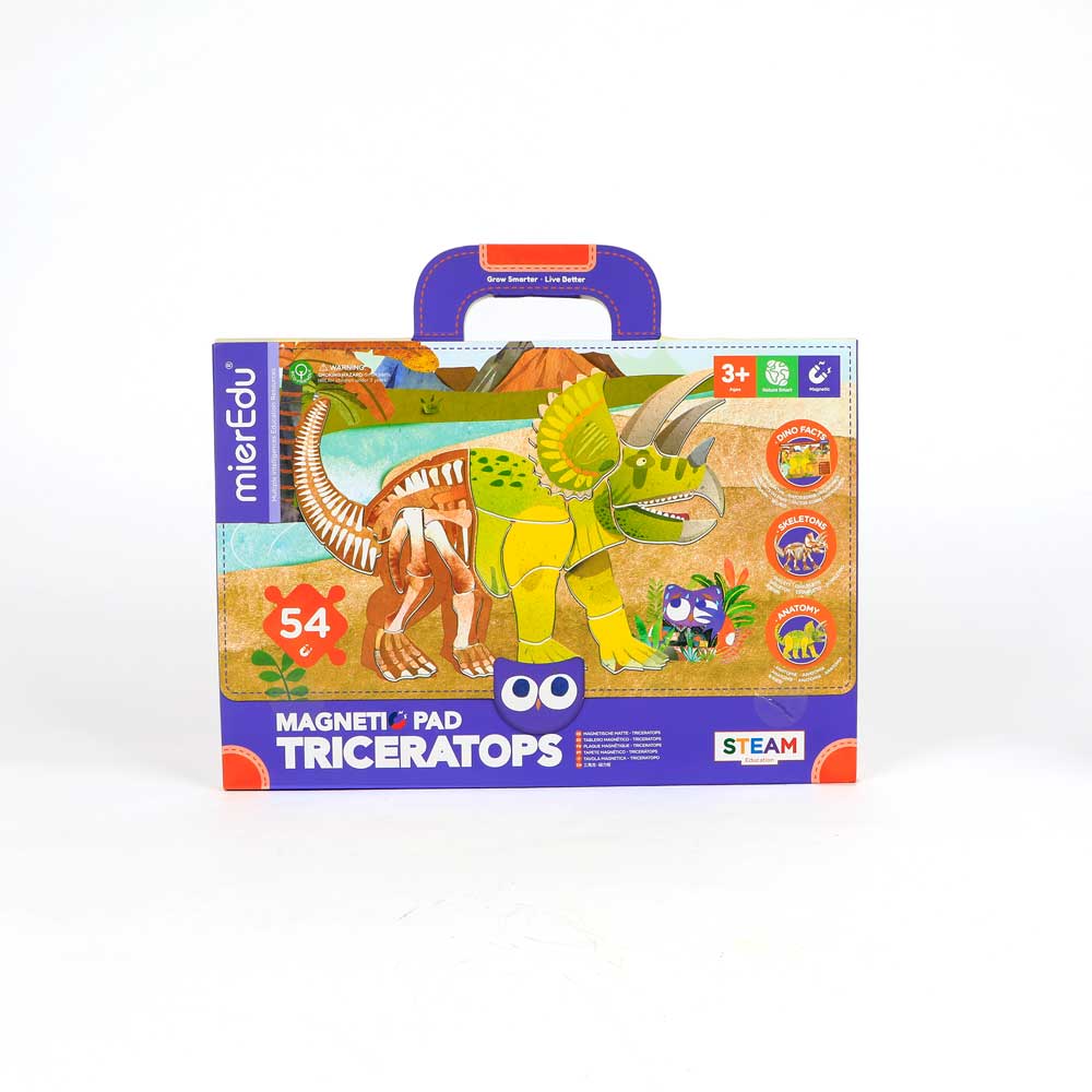 Triceratops  Magnetic Pad childrens jigsaw puzzle kit