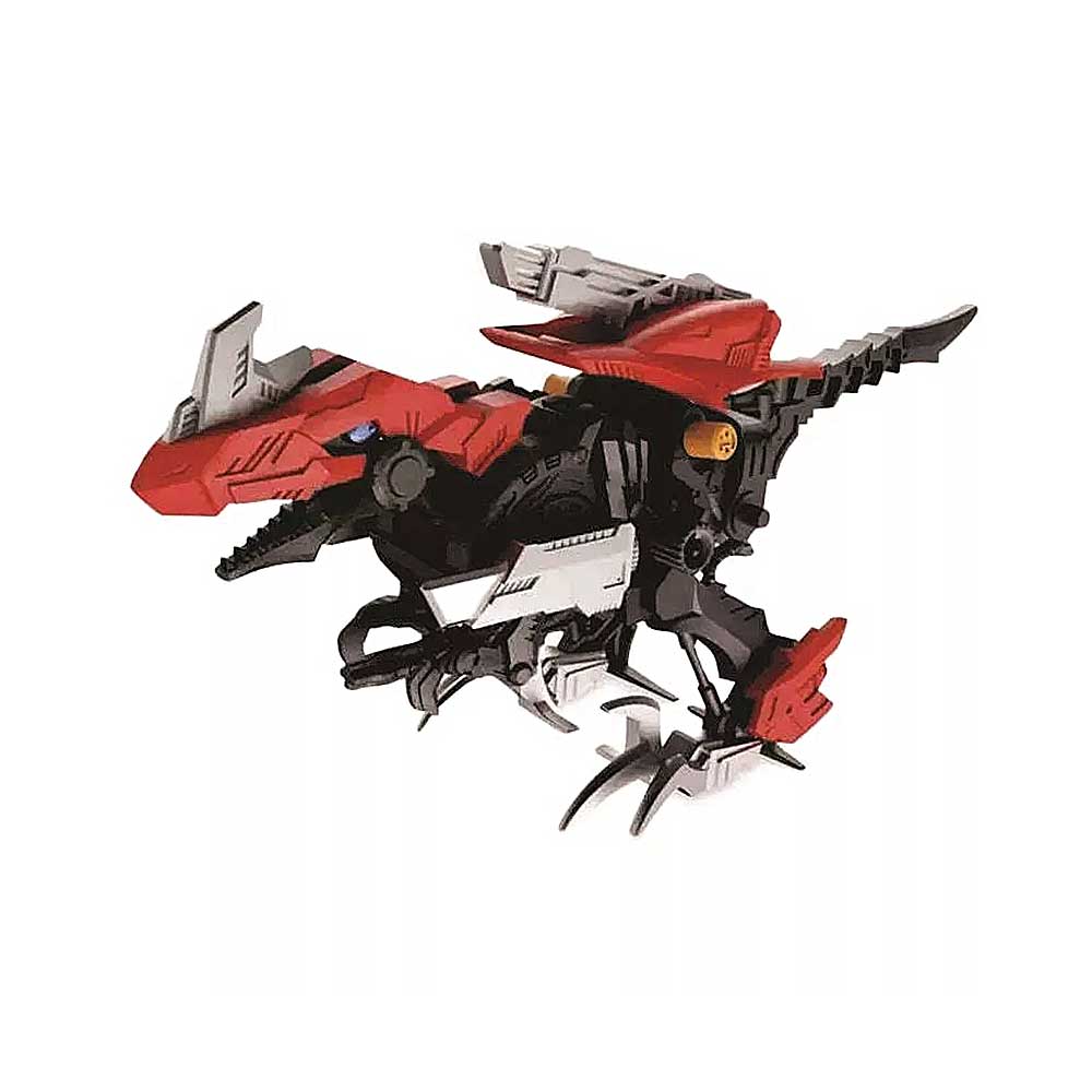 Velociraptor Armoured Dinosaur Robot on white background