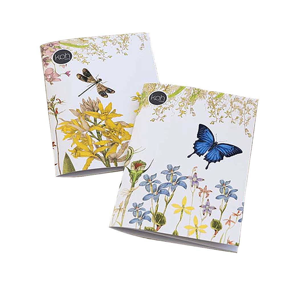 Vintage botanica 2-pack notebooks