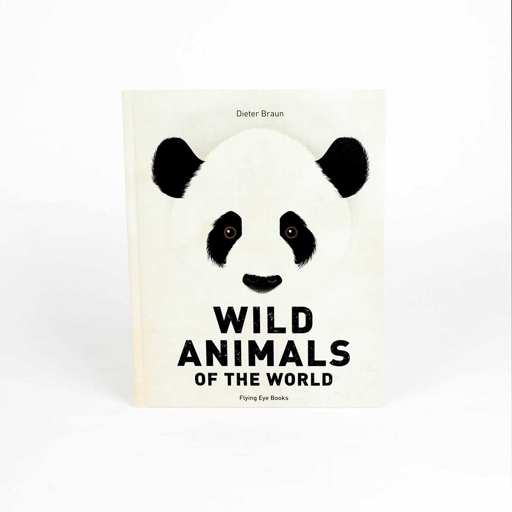 Wild Animals Of The World book on white background