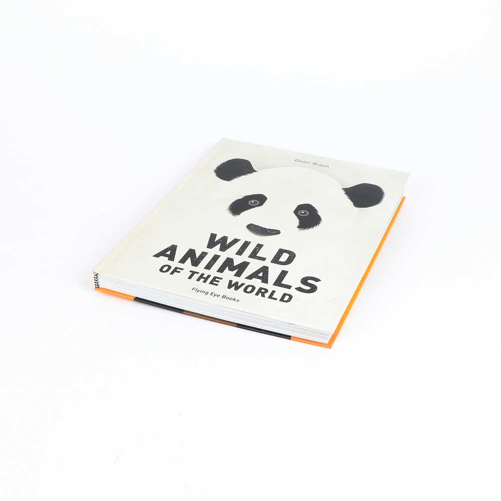 Wild Animals Of The World book on white background