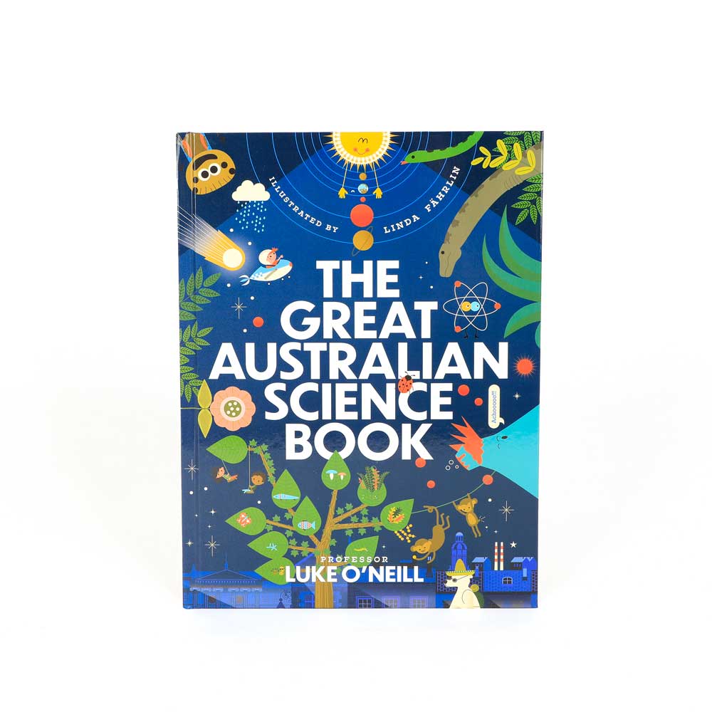 the Great Australian science book on white background