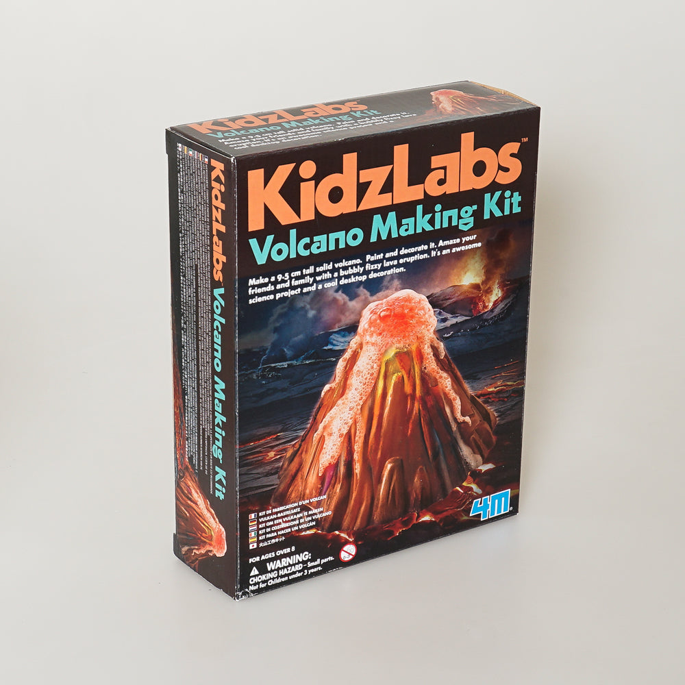 Volcano making kit photographed on white background. Australian Museum shop online