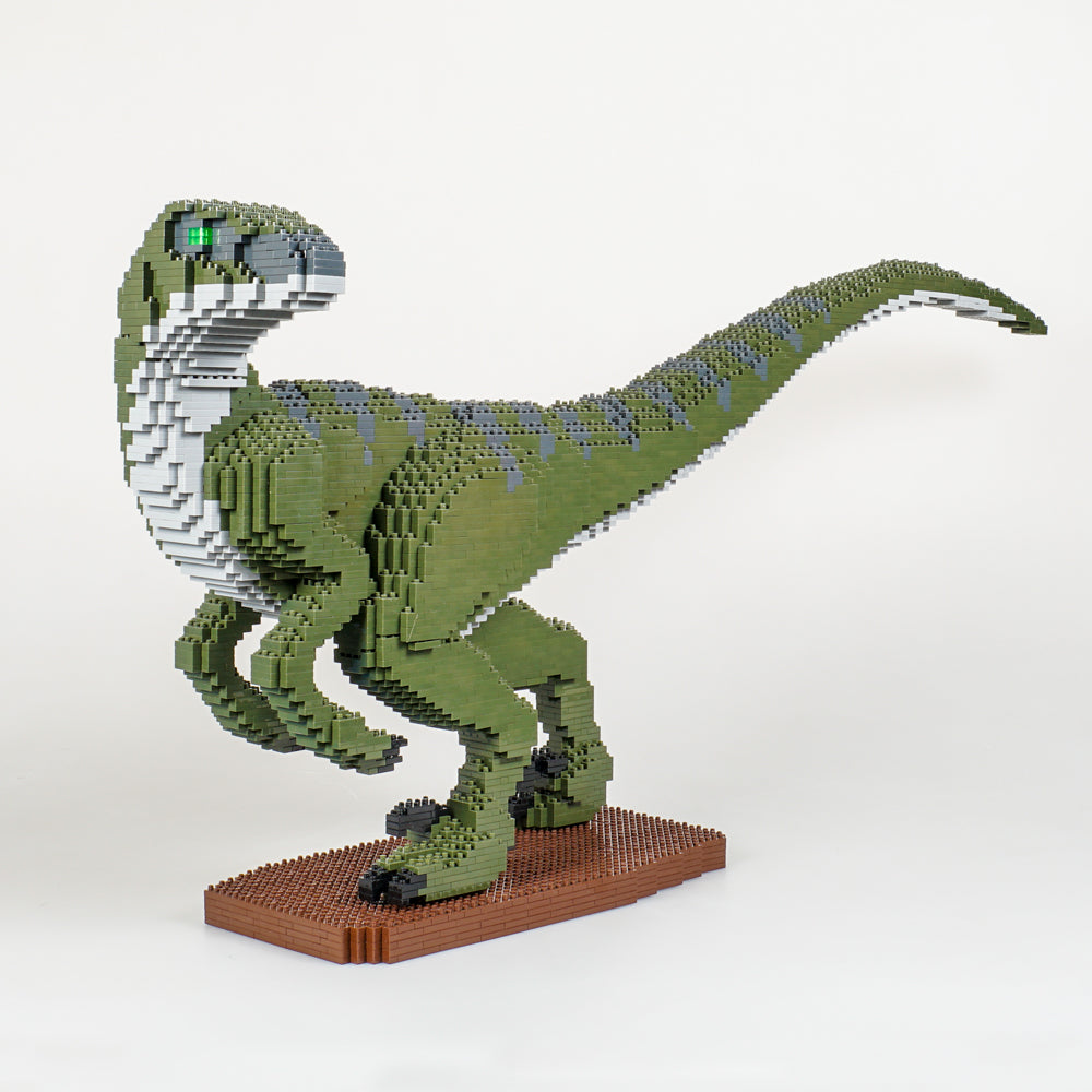 Velociraptor brick construction kit by JEKCA. Australian Museum Shop online