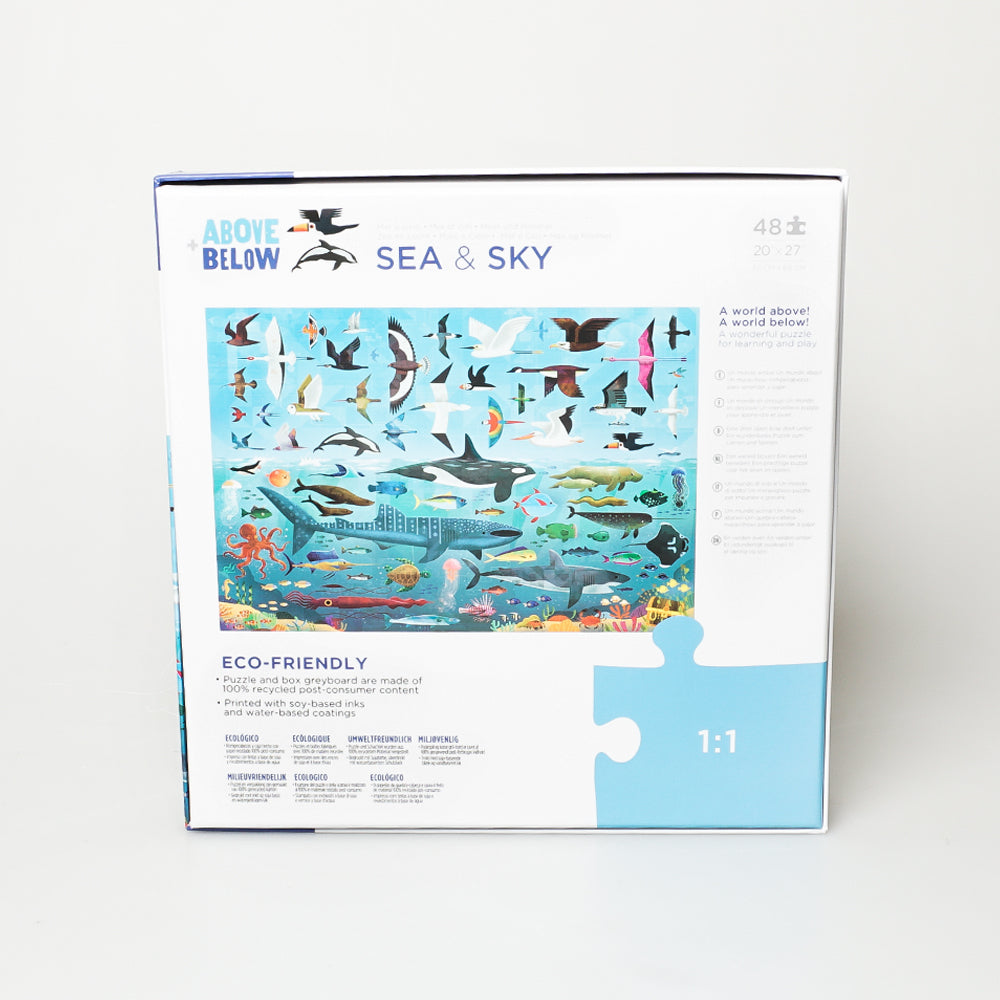 Above and Below birds and sea life 48-piece puzzle. Australian Museum Shop online