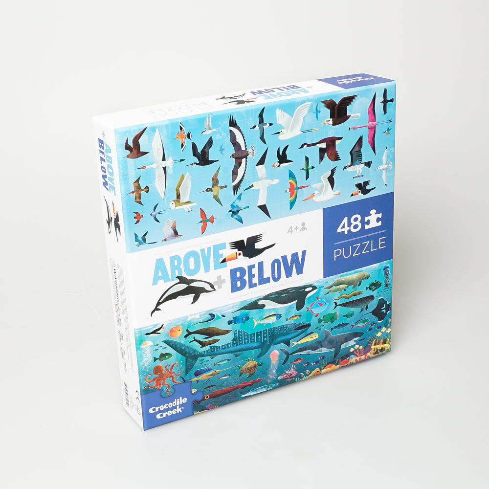 Above and Below birds and sea life 48-piece puzzle. Australian Museum Shop online