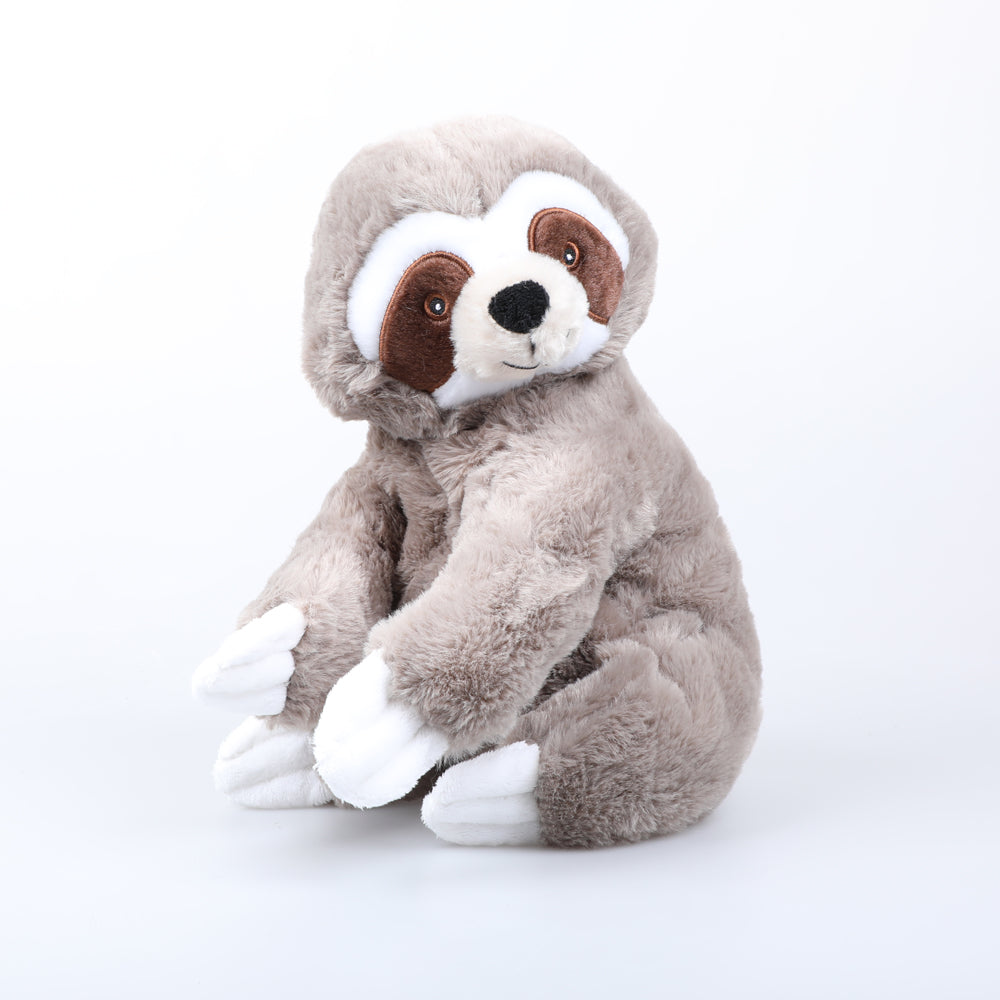 Ecokins soft plush sloth photographed against white Australian Museum shop online