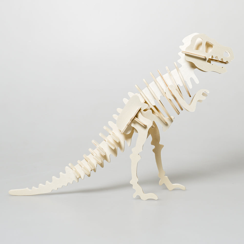 Wooden 3-d dinosaur assembly puzzle. Australian Museum Shop Online