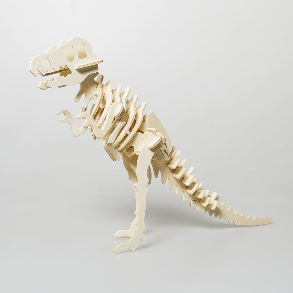 Wooden 3-d dinosaur assembly puzzle. Australian Museum Shop Online