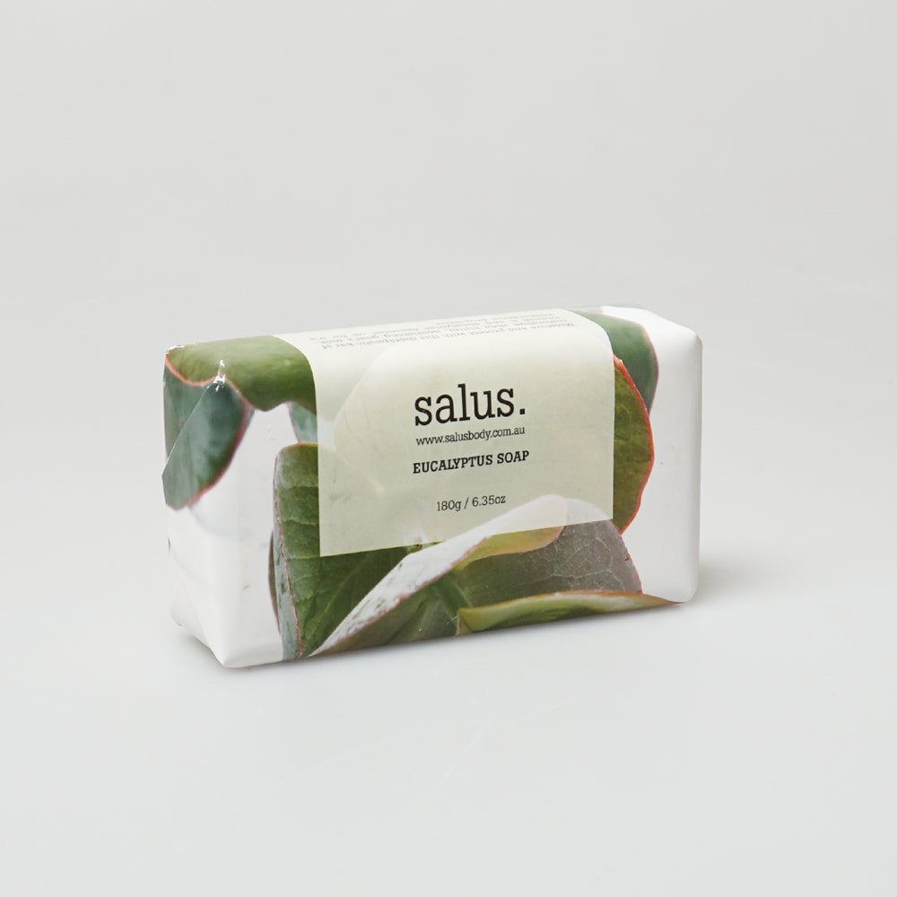 Salus eucalyptus shea butter, anti-oxidant rich chamomile, vitamin e and eucalyptus essential oil soap. Australian Museum shop online