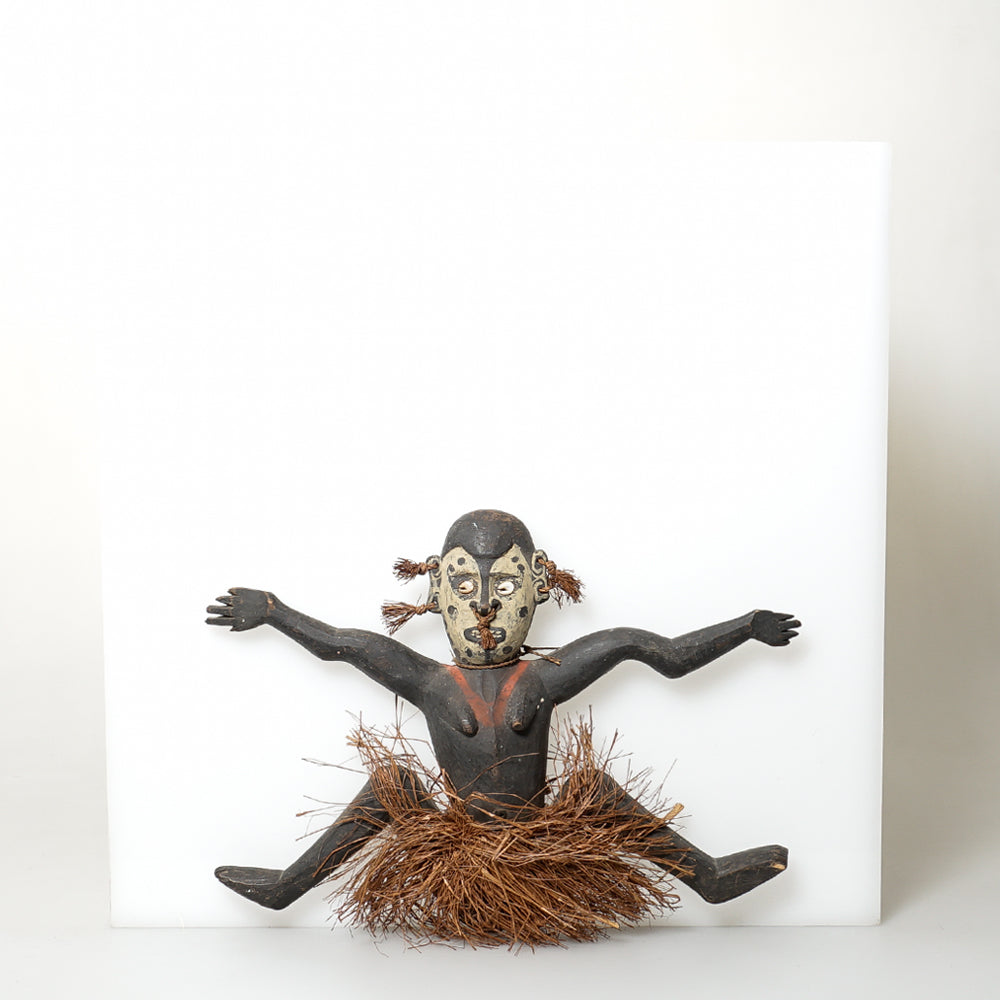 Handcarved figure from an artisan of the Sepik River region