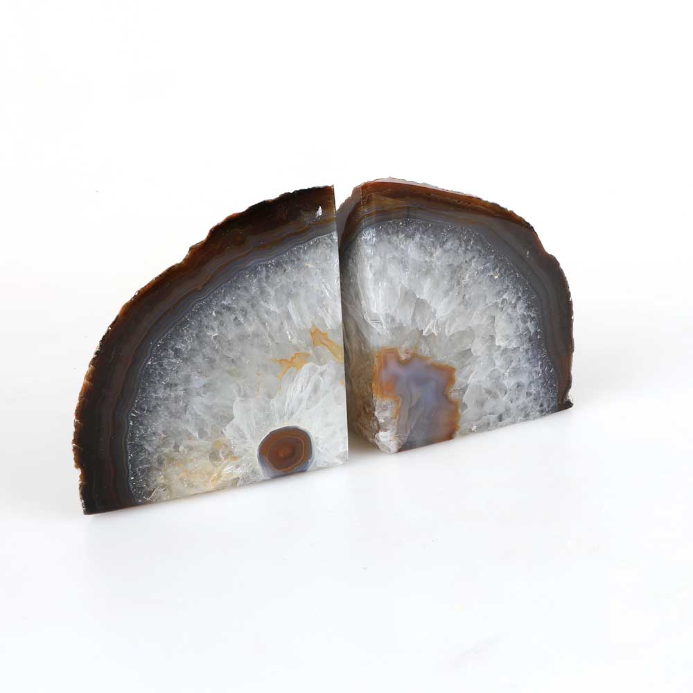 Agate bookends that reflect the starry sky. Australian Museum shop online