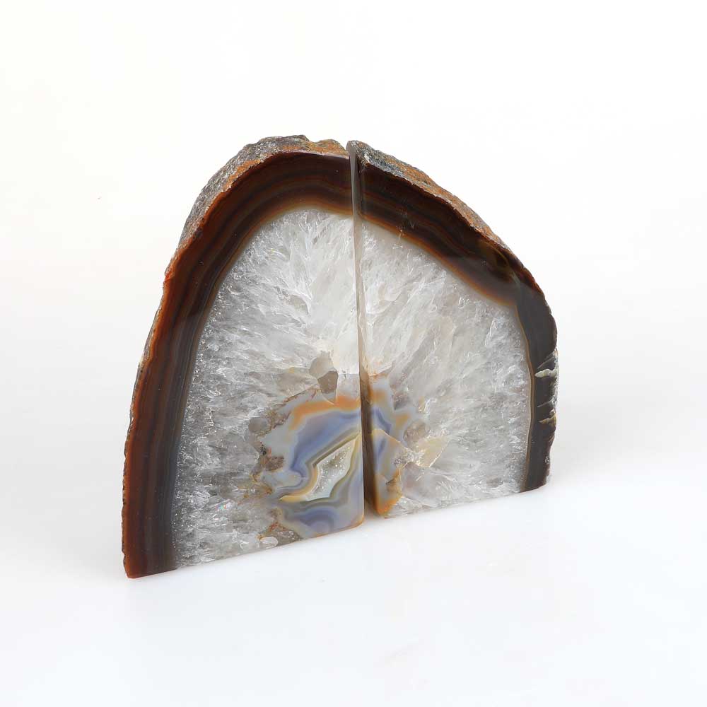 Agate bookends that reflect the starry sky. Australian Museum shop online