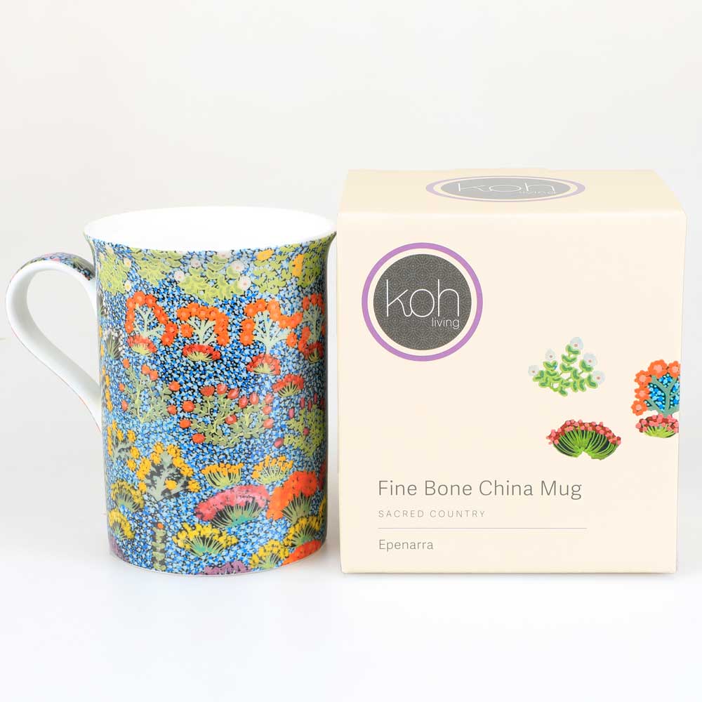 Pammy Foster artwork, fine bone china mug Australian Museum Shop Online