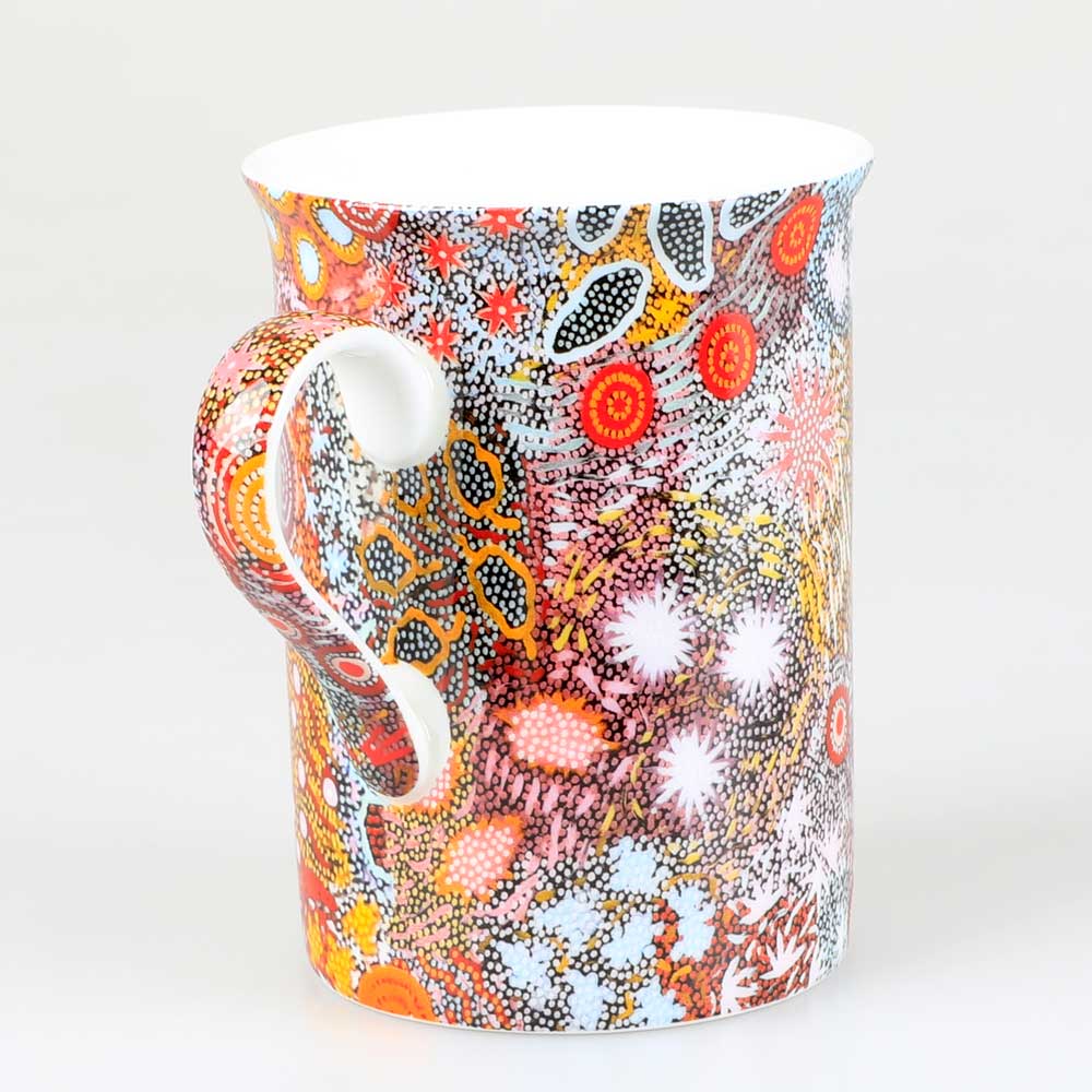 Grandmothers country fine bone china mug artwork by Michelle Possum Nungarrayi Australian Museum Shop Online