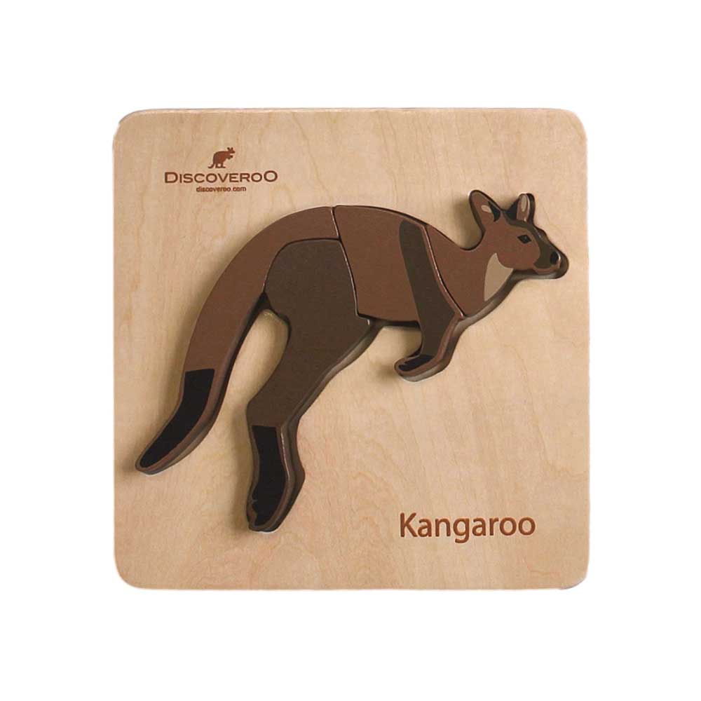 Kangaroo wooden puzzle Australian Museum Shop online