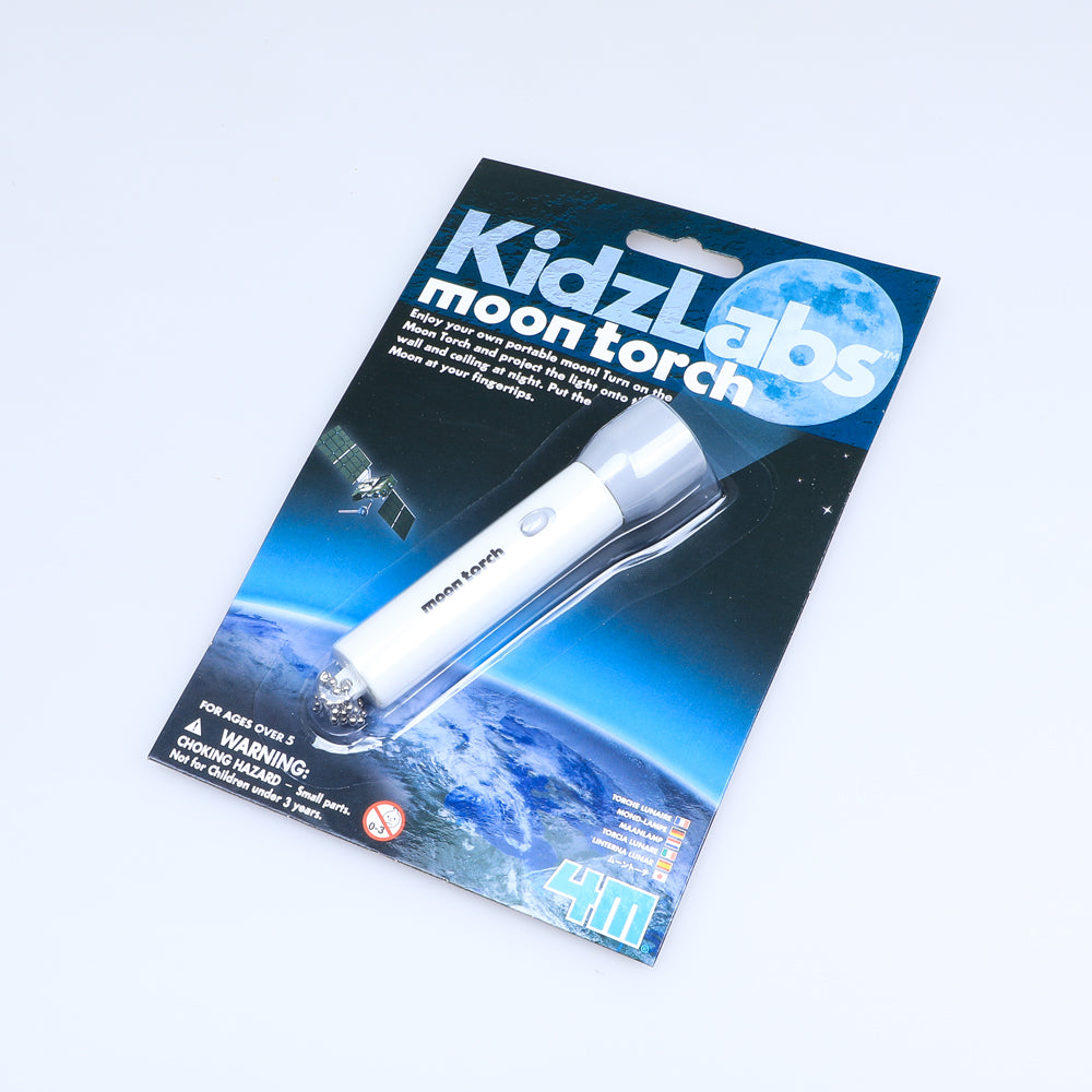 Kidz Labs moon torch project the moon on ceiling and walls. Australian Museum Shop Online
