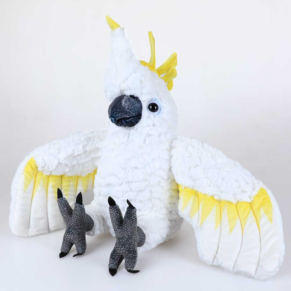Sulphur Crested Cockatoo Plush toy Australian Museum Shop Online