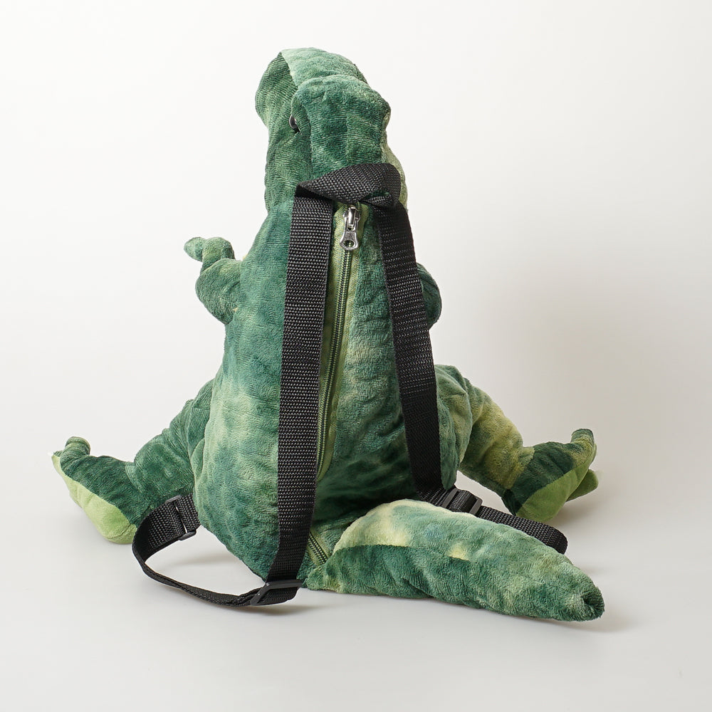 T Rex plush backpack. Australian Museum Shop