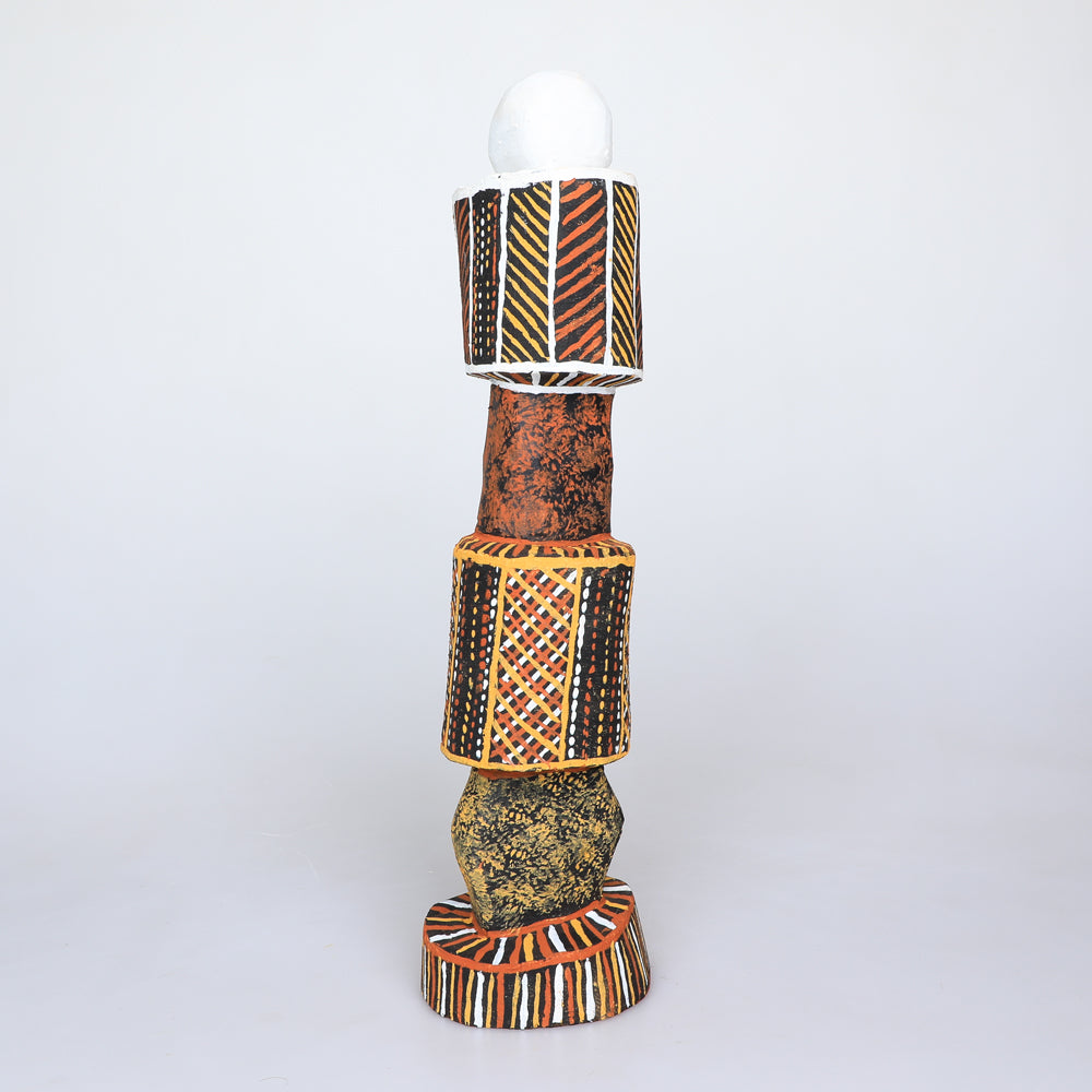 Bima, hand carved and painted by Tessie Tipungwati. 