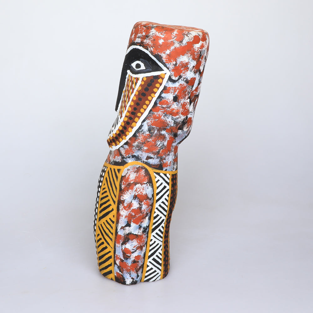 Bima, hand carved and painted by Tessie Tipungwati. 