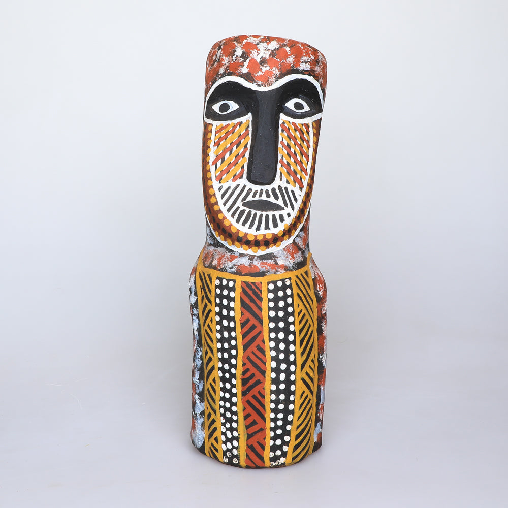 Bima, hand carved and painted by Tessie Tipungwati. 