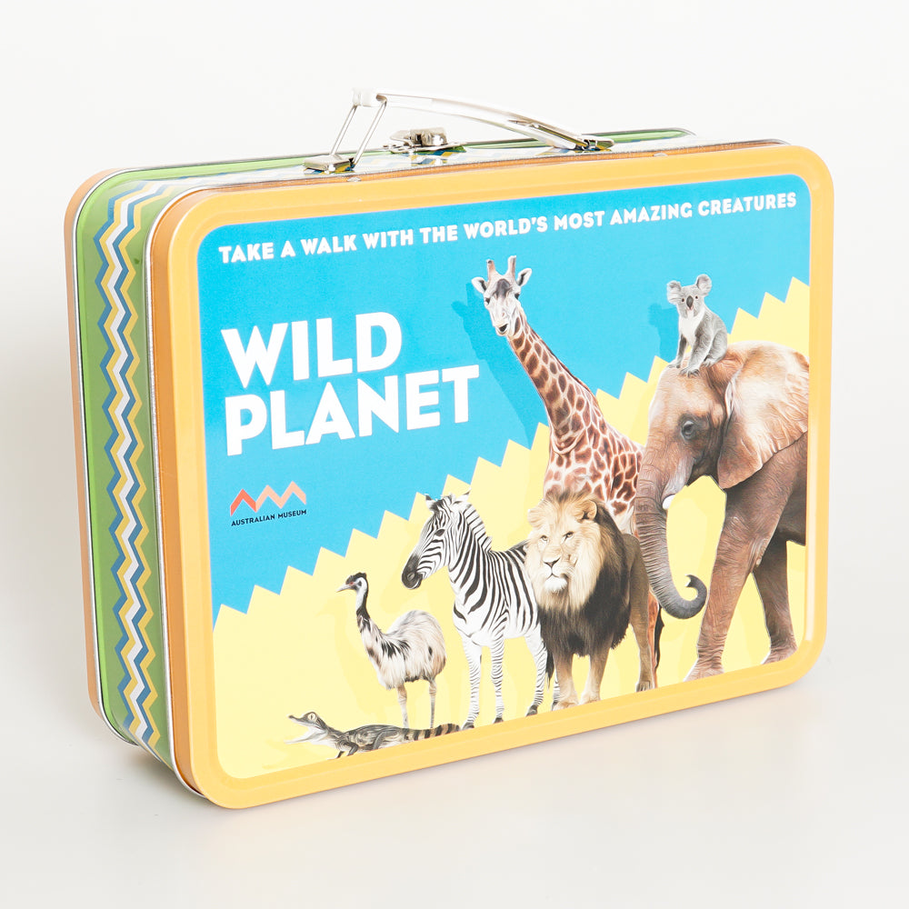Tin carry case Wild Planet for the Australian Museum Shop online