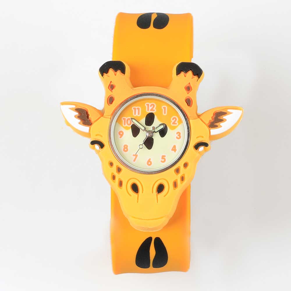 Giraffe shaped children's snap-on wristwatch Australian Museum Shop online