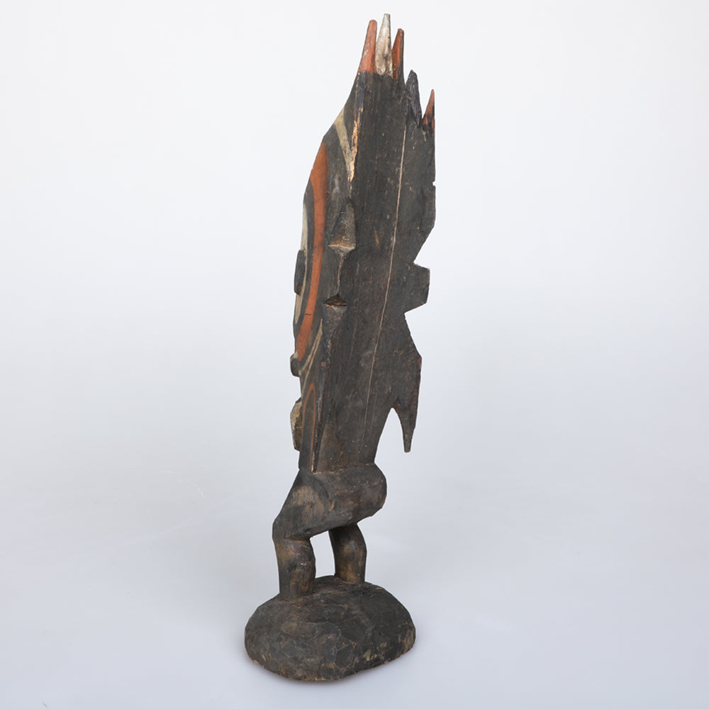 Authentic, hand carved figurative sculpture from Papua New Guinea's Sepik River region