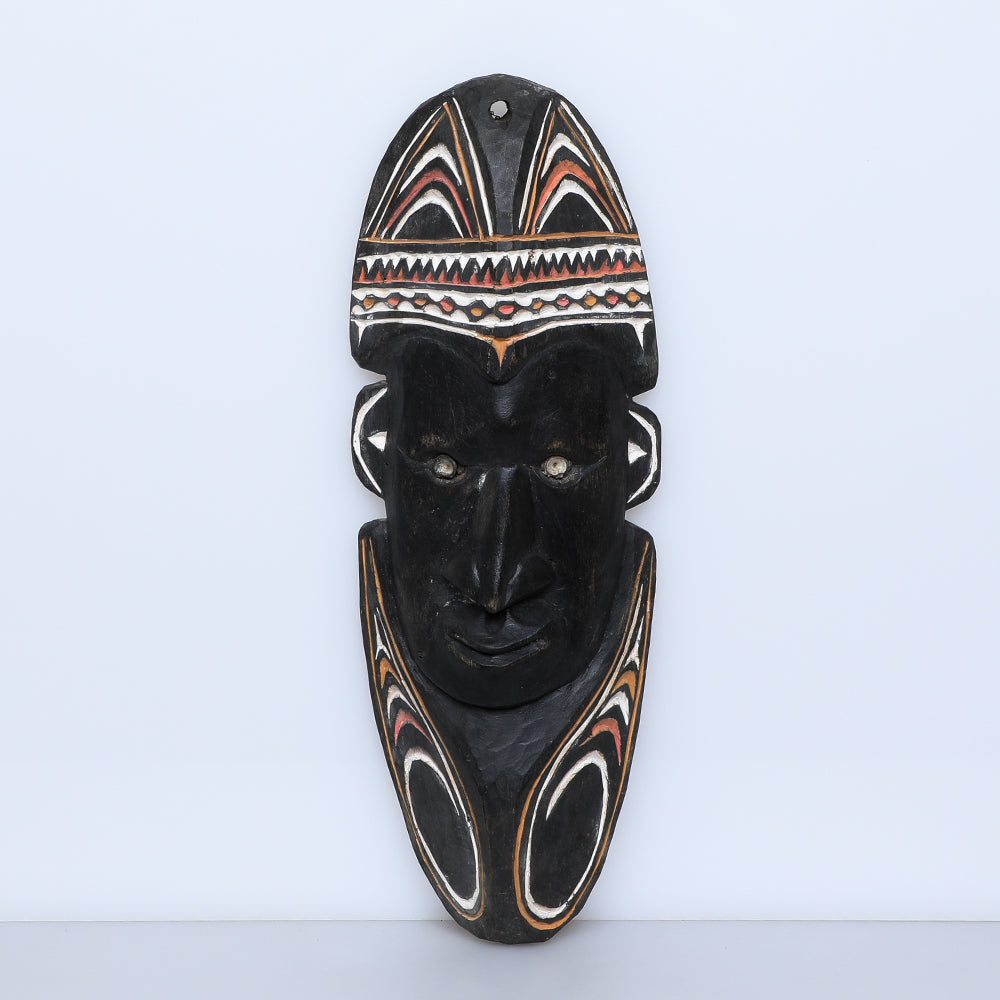 Handcarved traditional mask from the Sepik region of Papua New Guinea
